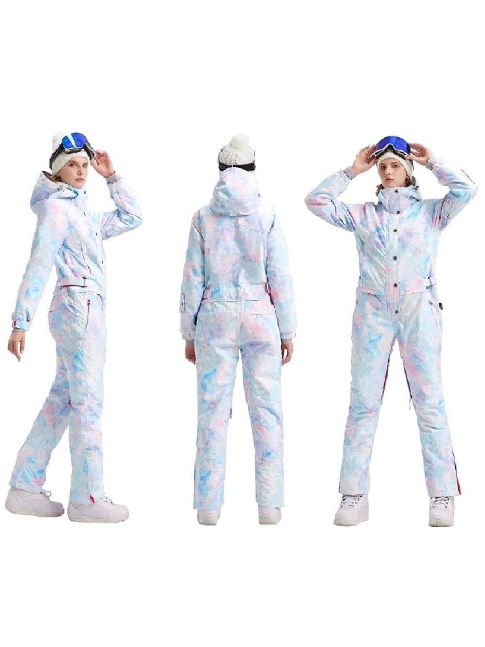 BGX Women’s Snowsuit Jumpsuit Ski Suit Snowboard Jacket Outdoor Insulated XXL